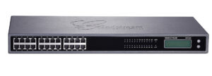 Grandstream GXW4224V2 24 FXS, 1 GigE, GDMS Compatible, Supports simultaneous 3-way voice conferencing per port, TLS and SRTP security with AES