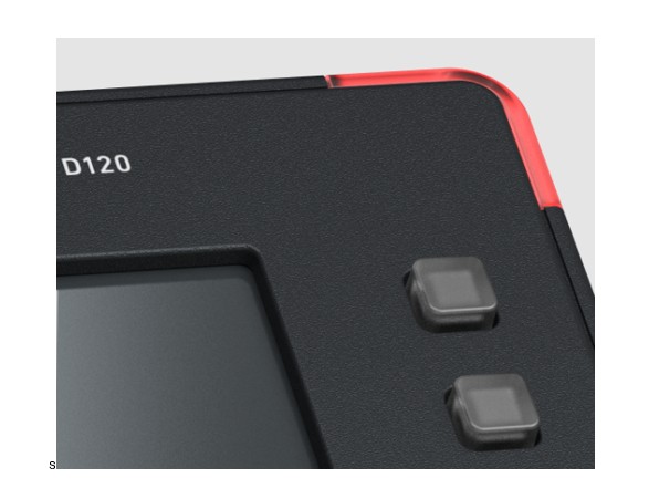 SNOM D120 2 Line IP Phone, Entry-level, 132 x 64px display with backlight, POE, Wall mountable - Image 3