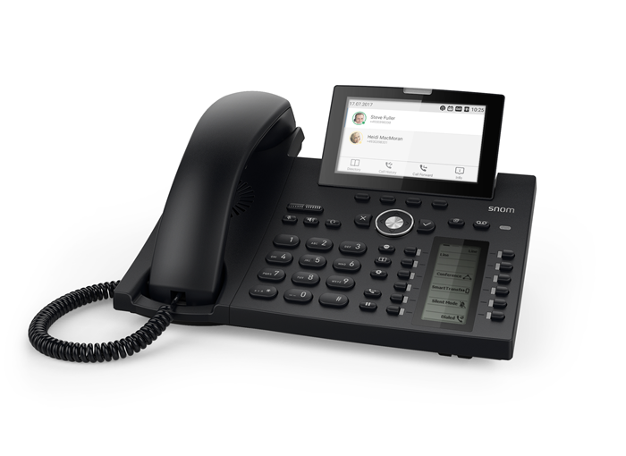 Snom D385N 12 Line Professional IP Phone, 4.3' Hi-Res Display With Backlight - Image 3