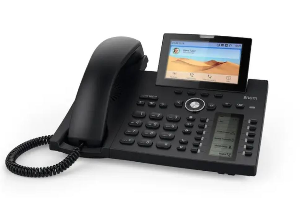 SNOM D385 12 Line IP Phone, SIP Desktop Phone Colour, SmartScreen, Sensor Hook Switch, Bluetooth, USB - Image 4