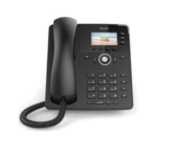 SNOM D717 4 Line Professional IP Phone, Gbit port & 1 USB port, 4 Context-sensitive Function Keys, Wideband Audio - Image 2