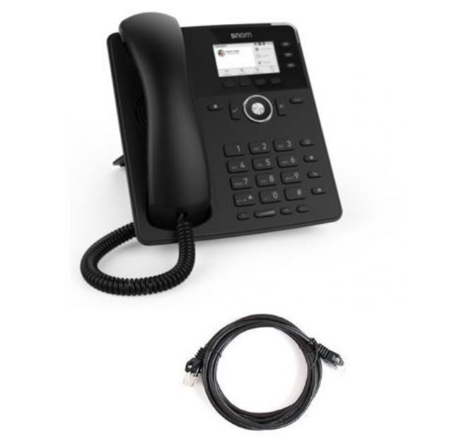 SNOM D717 4 Line Professional IP Phone, Gbit port & 1 USB port, 4 Context-sensitive Function Keys, Wideband Audio - Image 3