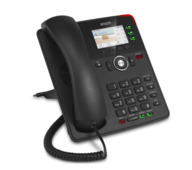 SNOM D717 4 Line Professional IP Phone, Gbit port & 1 USB port, 4 Context-sensitive Function Keys, Wideband Audio - Image 4