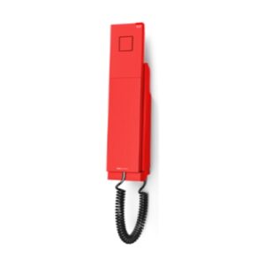 Snom E303, traffic‑red, wall‑mounted SIP emergency phone, Auto‑dial, PoE