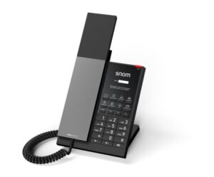 ***DEMO/LOAN ONLY NF RESALE***SNOM HD350W Hospitality Telephone, Antibacterial housing, Large LED call indicator, Power over Ethernet (PoE), WLAN