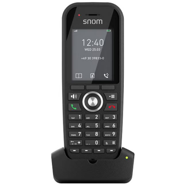 SNOM M30 IP DECT Handset, Multicell Compadible, Backlit Keyboard, Long Stangby Time, Hold or Forward, Black **Please add IPS-4661-AU** - Image 2