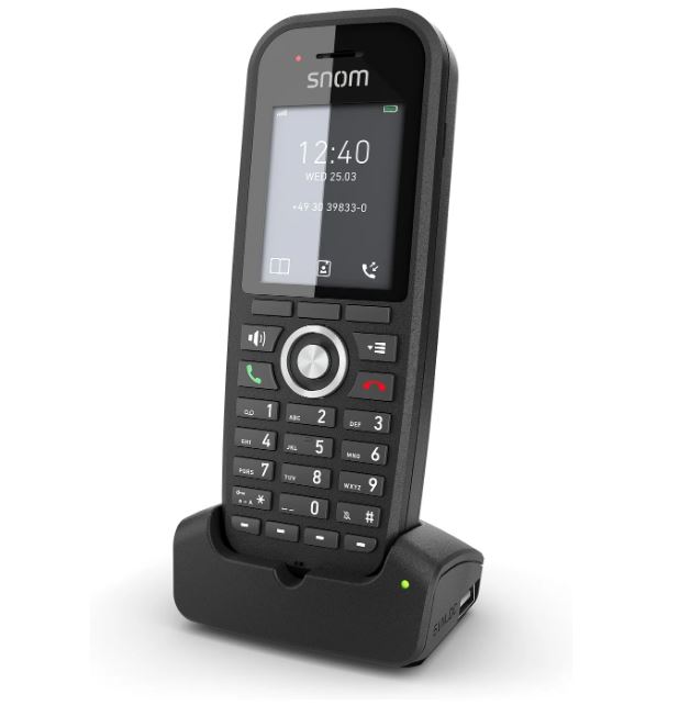 SNOM M30 IP DECT Handset, Multicell Compadible, Backlit Keyboard, Long Stangby Time, Hold or Forward, Black **Please add IPS-4661-AU** - Image 3