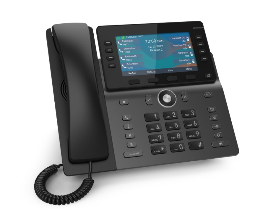 SNOM M58 DECT Handset, Backlit Keys, Bluetooth, HD Audio, Advanced Audio Quality, Shared Call Emulation (SCE), Headset connectable - Image 4