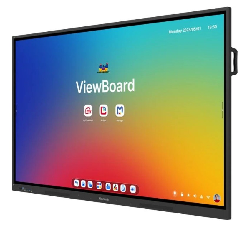 ViewSonic ViewBoard IFP7534 EDLA Certified ViewBoard 75' 4K Interactive Display, 20% better power efficiency, Android 14 Quad-core CPU & microSD port - Image 4