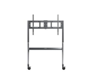 ViewSonic VB-STND-009 Slim Trolley Cart for 55' to 105' Display, Streamlined, height-adjustable design, 360° silent wheels with quick-release brakes