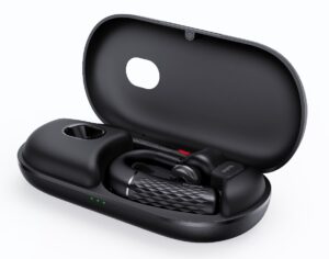 Yealink BH71 Pro USB-C&A Bluetooth Wireless Mono Headset, Carrying Case w/ Built-In Battery (+20hrs), USB-C to USB-A Cable, 10H Talk Time