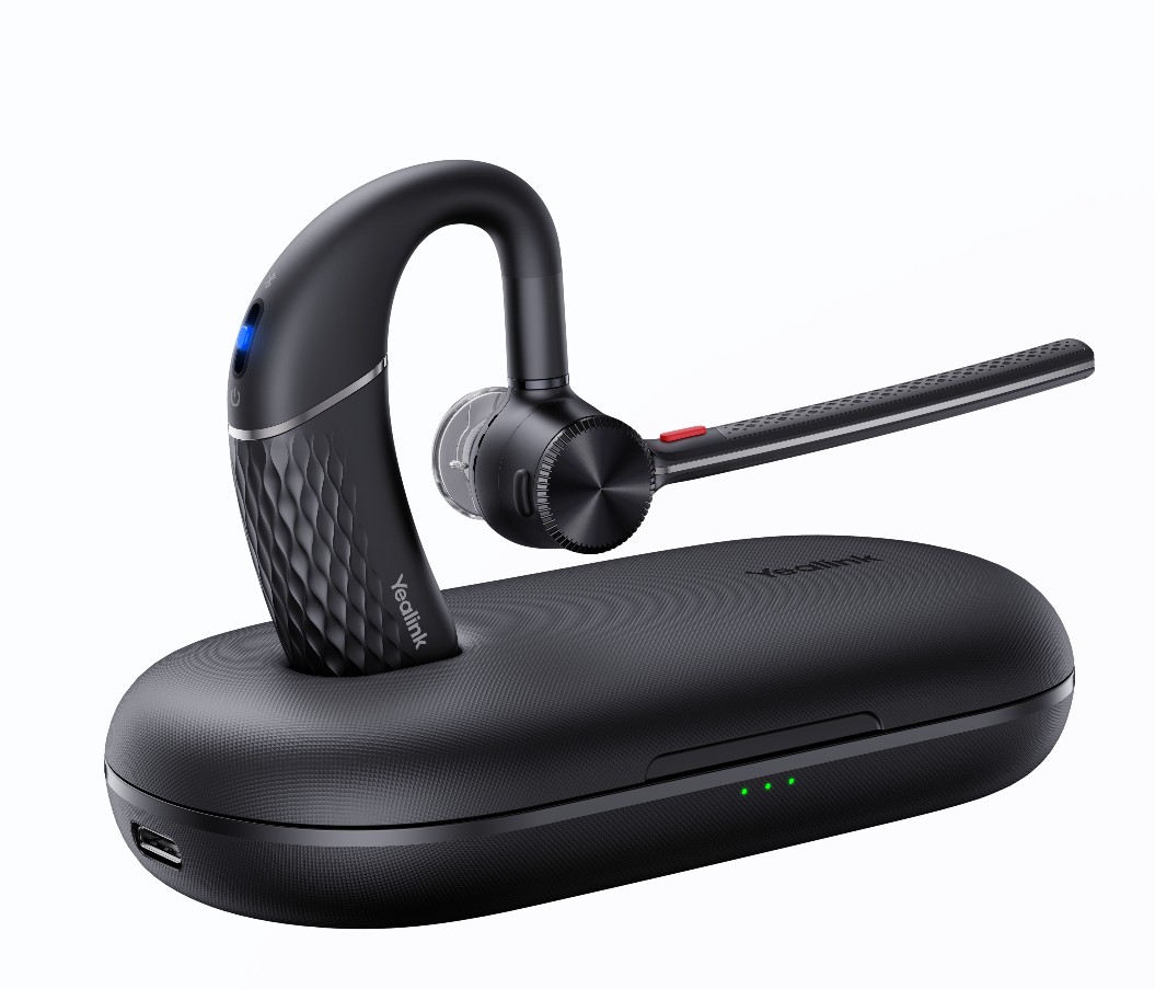 Yealink BH71 Pro USB-C&A Bluetooth Wireless Mono Headset, Carrying Case w/ Built-In Battery (+20hrs), USB-C to USB-A Cable, 10H Talk Time - Image 2