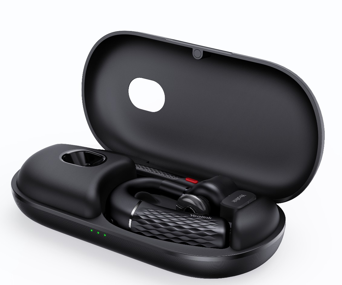 Yealink BH71 Pro USB-C&A Bluetooth Wireless Mono Headset, Carrying Case w/ Built-In Battery (+20hrs), USB-C to USB-A Cable, 10H Talk Time - Image 3