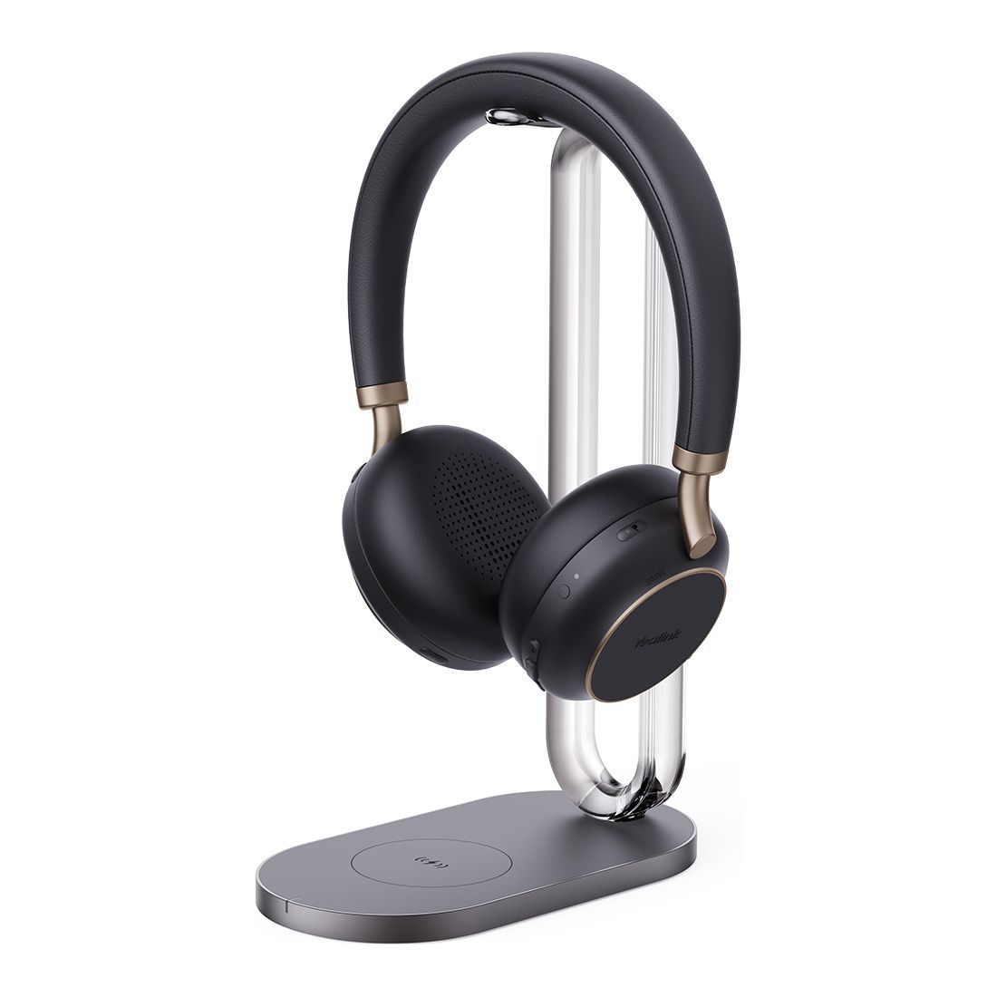 Yealink BH76 Plus with Charging Stand Teams Black USB-C/A Bluetooth Stereo Headset, 5Mic Beamforming Noise Cancellation Talk time up to 35h - Image 2
