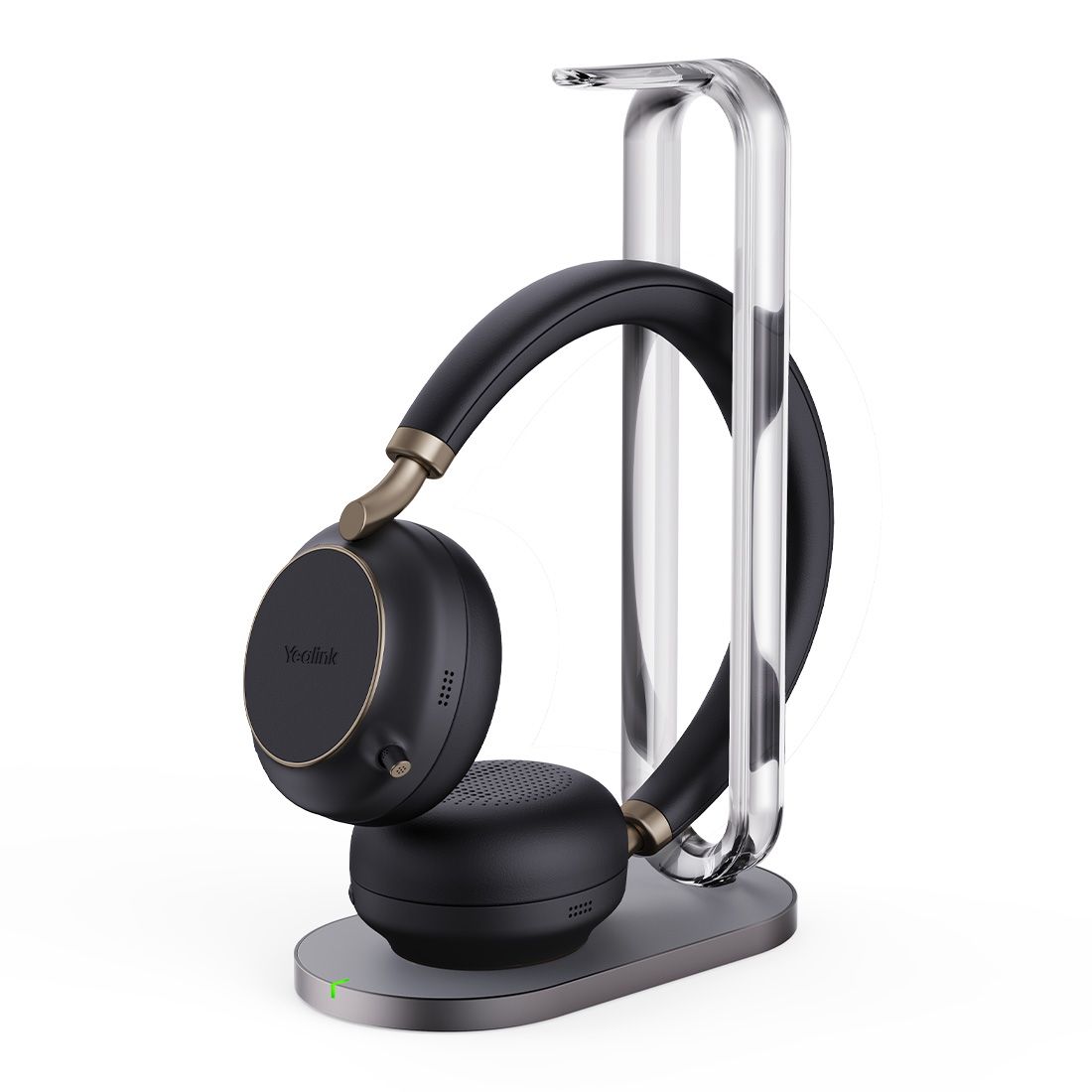 Yealink BH76 Plus with Charging Stand Teams Black USB-C/A Bluetooth Stereo Headset, 5Mic Beamforming Noise Cancellation Talk time up to 35h - Image 3