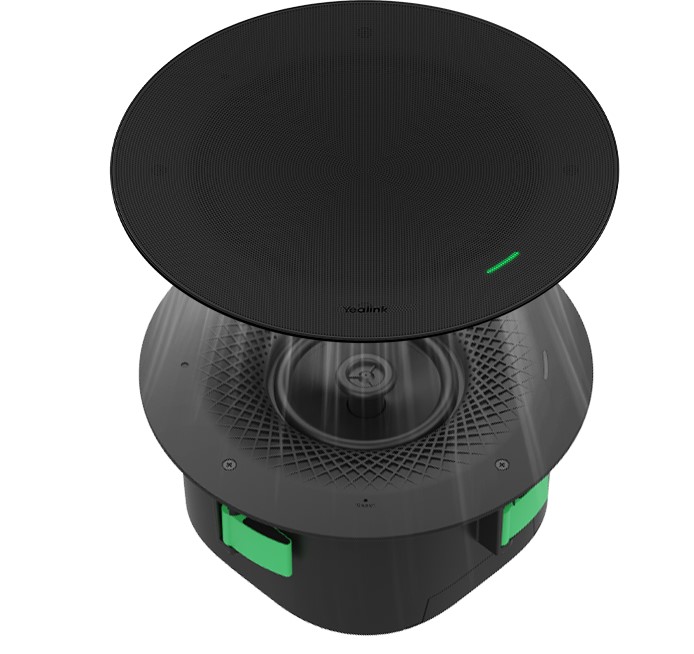 Yealink CS10 Black Mesh Cover Magnetic Ease, Maximum Protection, wear-resistant and anti-oxidation treatment, magnetic attachment, Sleek Appearance - Image 2