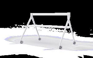 Yealink Floorstand for MeetingBoard 86' with Tray,Perfect fit for Yealink MeetingBoard 86',Wheeled for easy transport Stable, White, EOS
