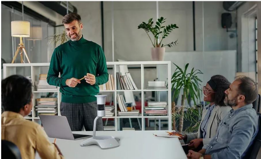 Yealink SmartVision 60, Intelligent 360° All-in-One Video Conferencing Camera for Small-to-Medium Microsoft Teams Rooms, Speaker, No Hidden Attendees - Image 3