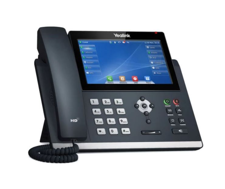 Yealink T48U 16 Line IP phone, 7' 800x480 pixel colour touch screen, Optima HD voice, Dual Gigabit Ports, 1 USB port for BT40/WF40/Recording, (T48S) - Image 3