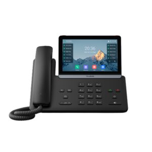Yealink SIP-T87W (SBC READY) IP Phone, 7' Touchscreen, 16 SIP Accounts, HD Voice, Bluetooth 5.0, Wi-Fi 6, Dual USB, PoE, Linux 6.1,