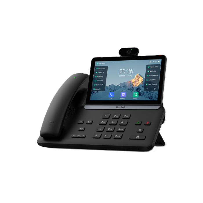 Yealink SIP-T88V Pro IP Phone, 7' Touchscreen, Android 13, HD Voice, Bluetooth Handset, Wi-Fi 6, Dual USB, PoE, Video Ready - Image 3