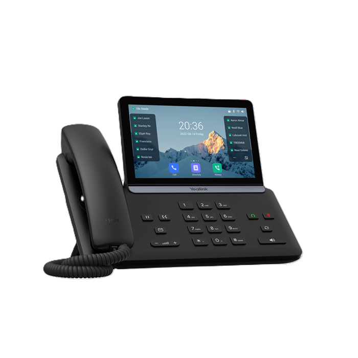 Yealink SIP-T88W IP Phone, 7' Touchscreen, Android 13, HD Voice, Bluetooth 5.0, Wi-Fi 6, Dual USB, PoE, Optional BTH88 Handset - Image 2