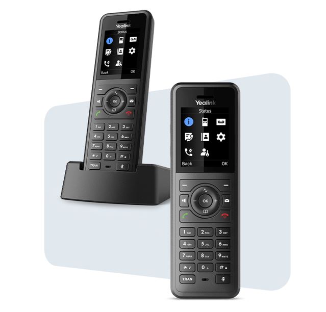 Yealink W57R Professional Business DECT Handset, 1.8' Color Screen, HD Voice, up to 40 hrs talk time, 575 hrs standby, Vibration alarm, No Perception - Image 2