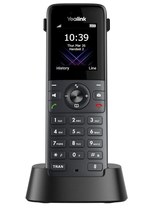Yealink W73H High-Performance IP DECT Handset, HD Audio, Long Standby Time of 400 hours,Up to 35hours talk time, Noise Reduction, Microsoft SIPGateway - Image 2
