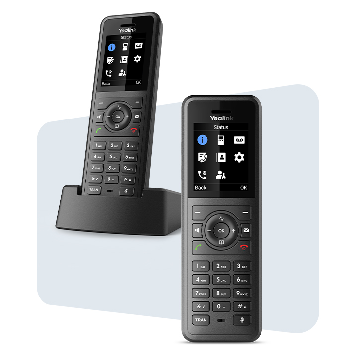 Yealink W77P High-Performance IP DECT Solution including W57R Rugged Handset And W70B Base Station, Up To 20 Simultaneous Calls, Noise Cancellation - Image 2