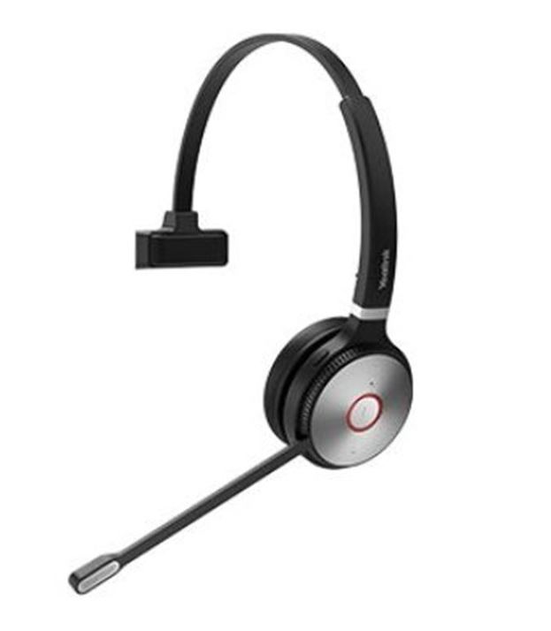 Yealink WH62 Mono UC DECT Wireless Headset, WDD60 DECT Dongle, USB Charging Cable, Carry Pouch, Busylight On Headset, EOS - Image 4