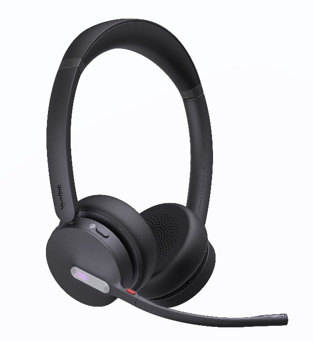 Yealink WH64 Hybrid Dual UC DECT Wireless Headset, DECT & Bluetooth Hybrid Wireless Technology, 3-Mic Noise Cancellation, UC Certified, Dongle WDD60 - Image 3