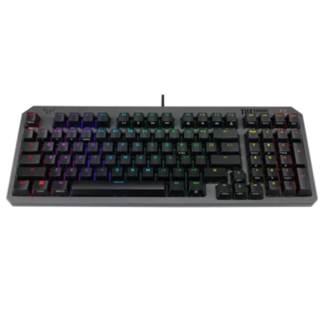ASUS TUF Gaming K3 Gen II Optical-Mechanical RGB Keyboard, IP57 Waterproof & Dust Resistance, Compact 97-key Layout, Silicone Gasket Mount - Image 3