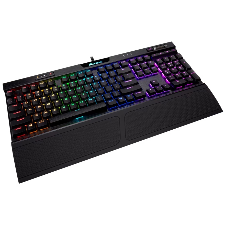 Corsair K70 RGB PRO Mechanical Gaming Keyboard, Backlit RGB LED, CHERRY MX SPEED, Black, Black PBT Keycaps Professional Gaming(LS) - Image 3