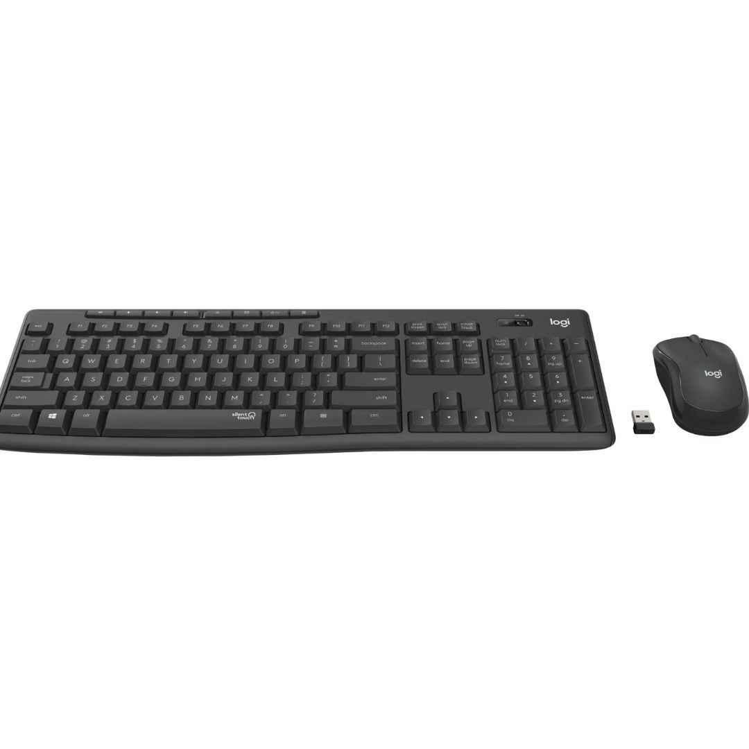 Logitech MK295 Wireless SILENT KEYBOARD AND MOUSE COMBO, 2.4GHZ USB RECEIVER - 1YR WTY - Image 2