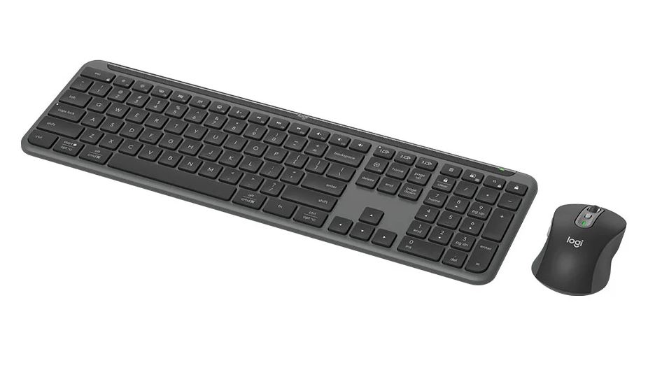 Logitech SIGNATURE SLIM COMBO MK950 -Graphite Keyboard Full-size layout with number pad Mouse 1000 DPI 1-Year Limited Hardware Warranty - Image 4