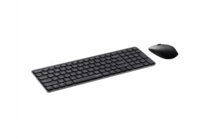 RAPOO 9320M Bluetooth 4.0, 5.0 + 2.4G  Wireless Multi-mode Keyboard Mouse Combo, Aluminium Base, 2400 DPI, 10M Range, Compact Black Retail Pack
