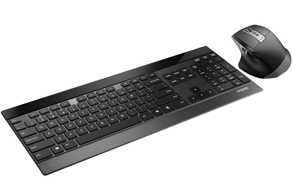 RAPOO 9900M Multi-mode Wireless Ultra-slim Keyboard & Mouse - Bluetooth 4.0, 2.4G Multi-Mode Switch, Ultra-Slim Keys, Adjustable DPI - Image 4