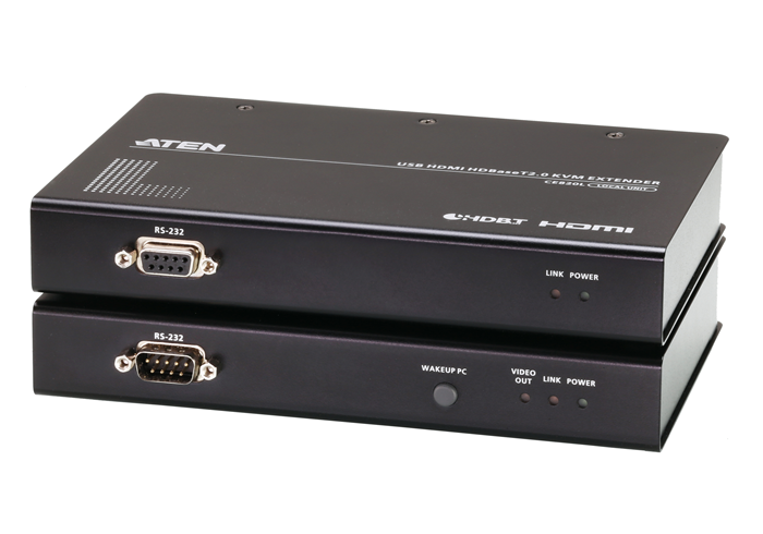Aten 4K HDMI HDBaseT 2.0 KVM Extender with RS232 , Long Reach mode extends up to 1920 x 1080 @ 150m, can mix CE920 T/R with CE820