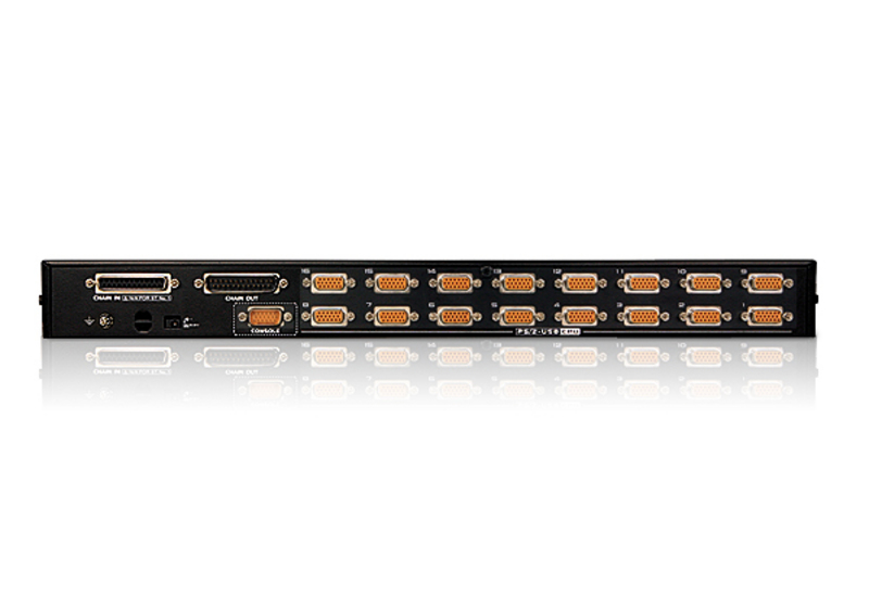 Aten 16 Port Rackmount USB-PS/2 VGA KVMP Switch with USB 2.0 Hub and Daisy Chain - Image 2