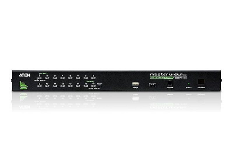 Aten 16 Port Rackmount USB-PS/2 VGA KVMP Switch with USB 2.0 Hub and Daisy Chain - Image 3