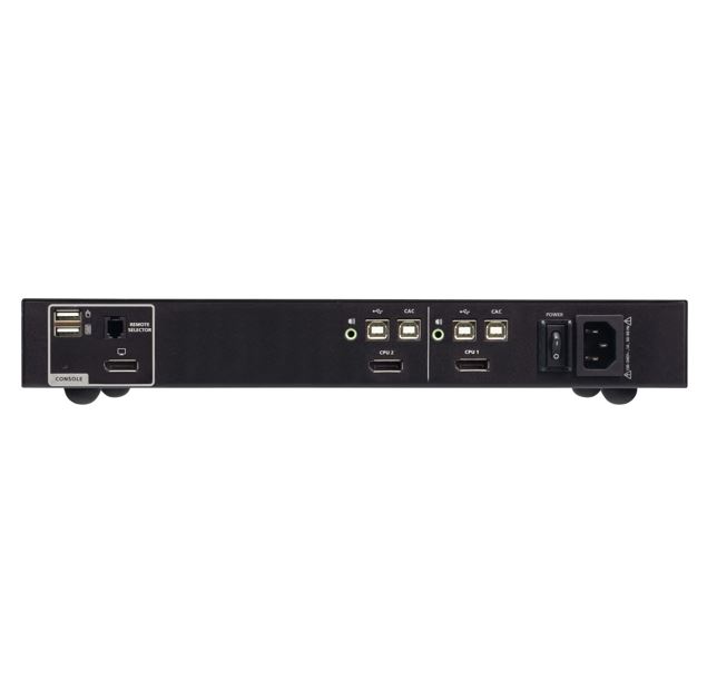 Aten 2-Port USB DisplayPort Secure KVM Switch with CAC (PSD PP v4.0 Compliant) - Image 2