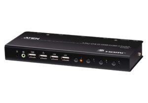 Aten 4-Port USB 4K HDMI KVMP™ Switch (Cables included)