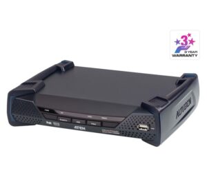 Aten DVI Dual Link KVM over IP Receiver with DC Power + Power over Ethernet support, supports up to 2560 x 1600 @ 60 Hz