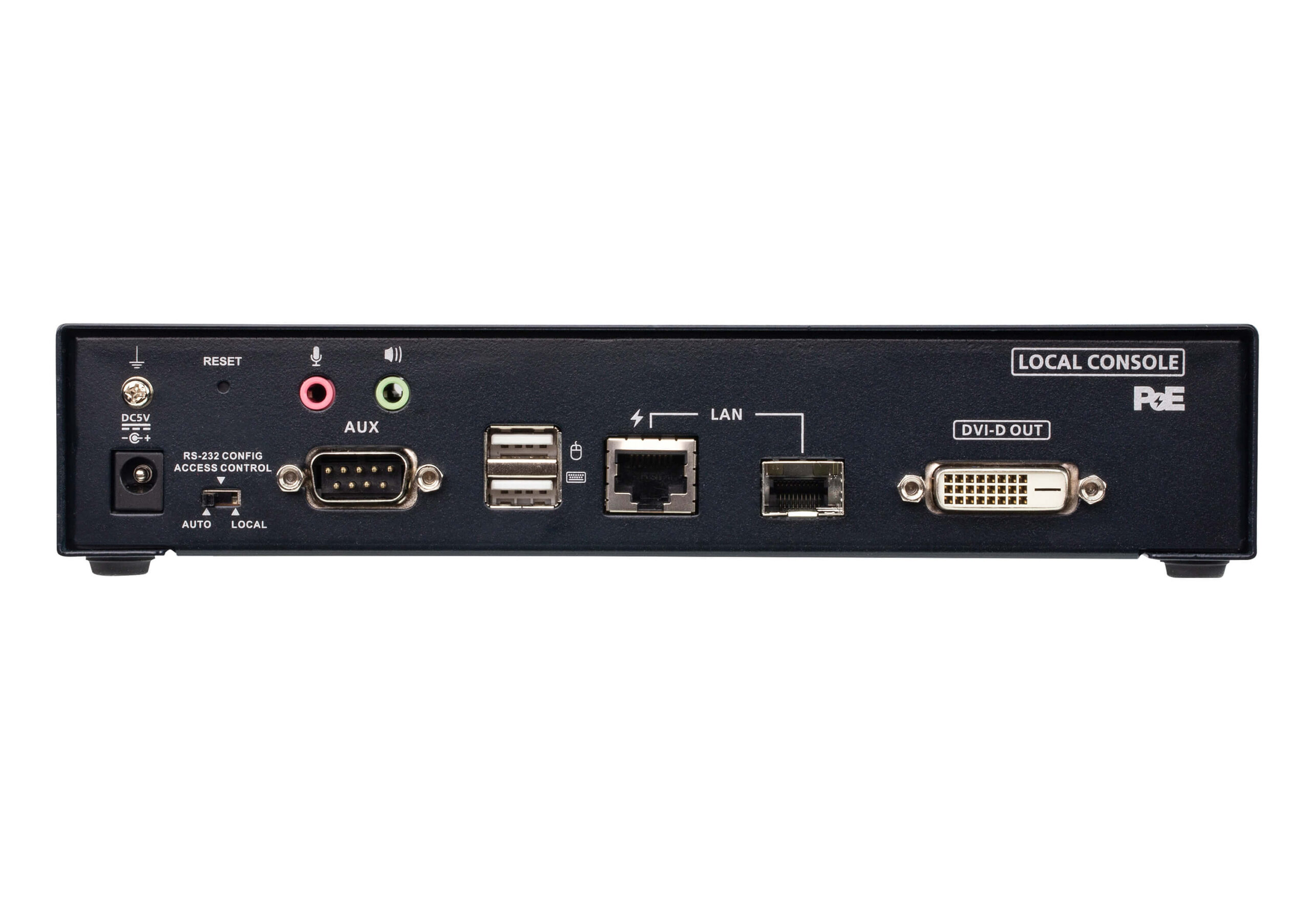 Aten Aten DVI Dual Link KVM over IP Transmitter with DC Power + Power over Ethernet support, supports up to 2560 x 1600 @ 60 Hz - Image 2