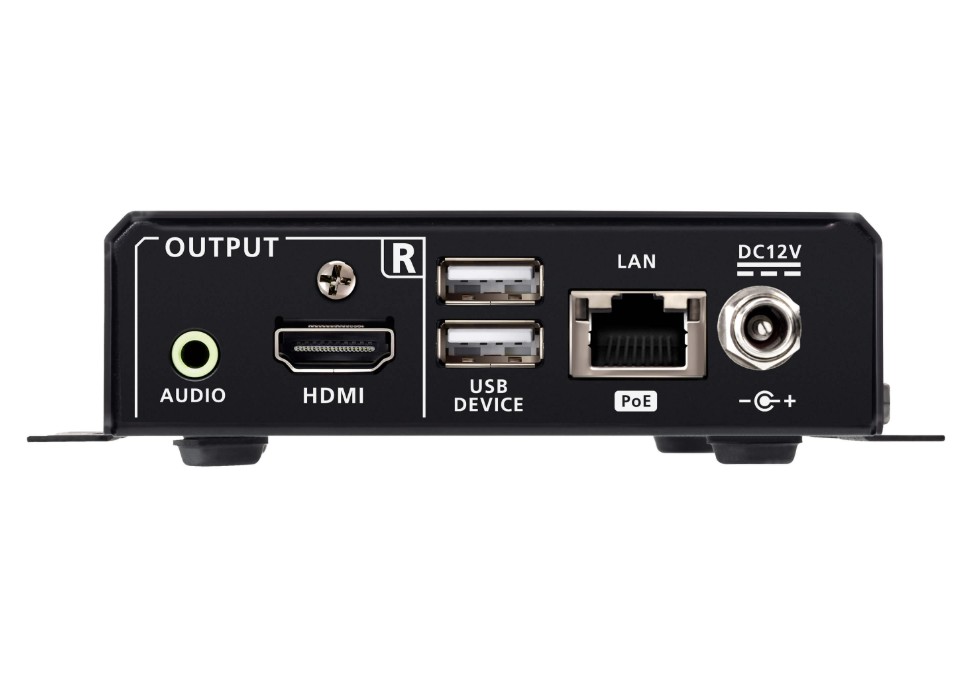 Aten True 4K HDMI H.265 over IP Transceiver with PoE, True 4K video, audio, USB, and RS-232 over Ethernet, Supports AV matrix switching and video wall - Image 3