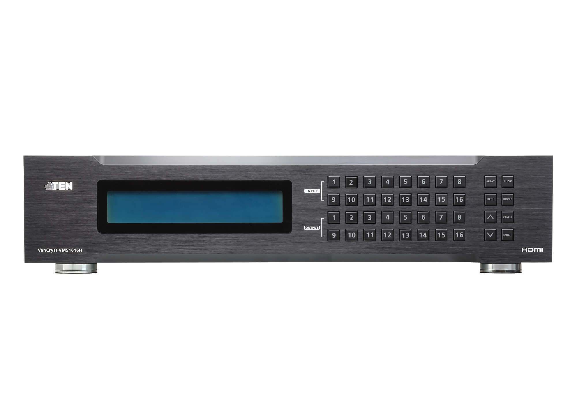 Aten Professional Matrix 16x16 HDMI Matrix with Scaler, Seamless Switch, control via front-panel pushbuttons - Image 3