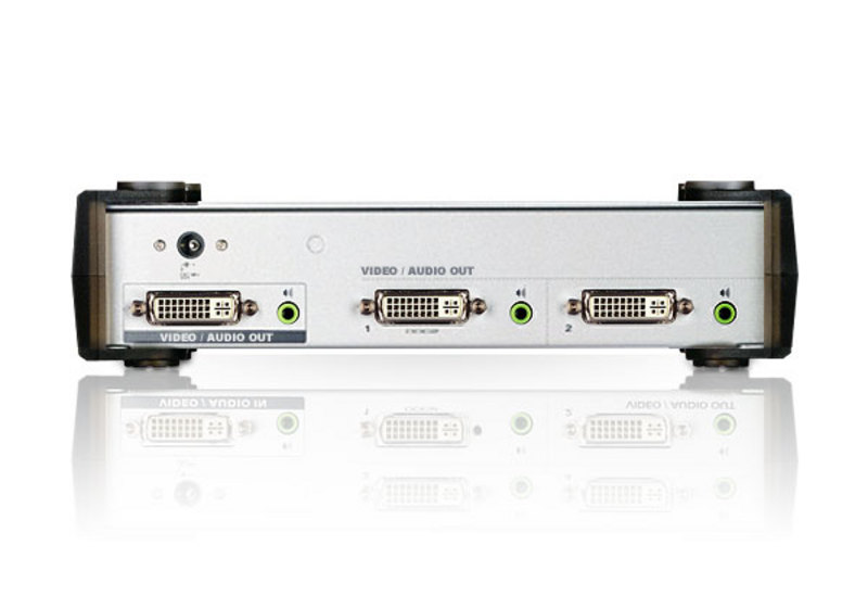 Aten Video Splitter 2 Port DVI Video Splitter w/ Audio, 1920x1200@60Hz, Cascadable to 3 Levels (Up to 8 Outputs) - Image 2
