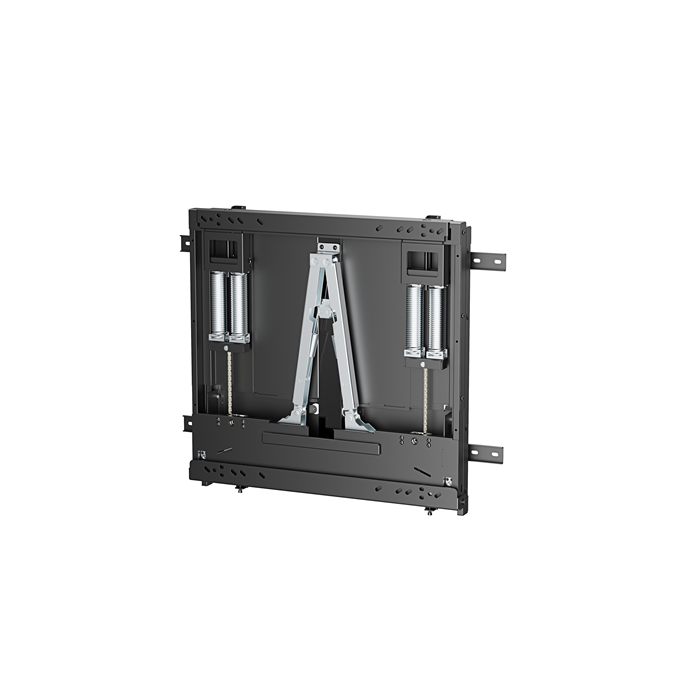 Brateck Manual Height-Adjustable Display Wall Mount for most 75'-90' TVs Weight Capacity: 60~90kg, VESA Compatible: 200x200 up to 800x600 Black(LS) - Image 2