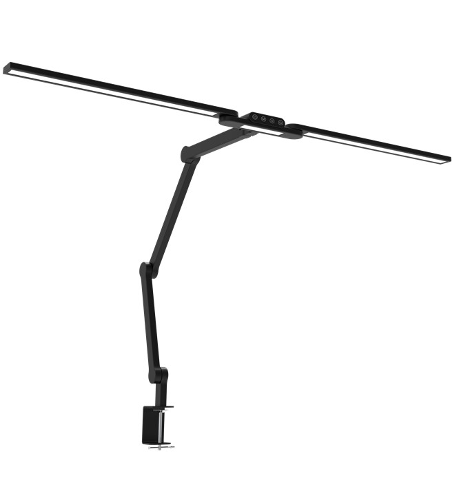 Brateck LDL20-5 LED Lamp Black, Wattage: 24W, Number of Lights: 154, 871x950x37mm (LS)