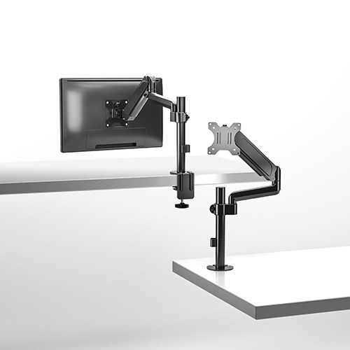 Brateck Single Monitor Pole-Mounted Gas Spring Monitor Arm Fit Most 17' - 32' Monitor Up to 9Kg Per screen VESA 75x75/100x100 - Image 2